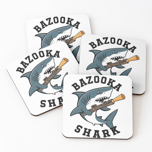 Item preview, Bazooka Sharks Attack designed and sold by EnchantedDecor.