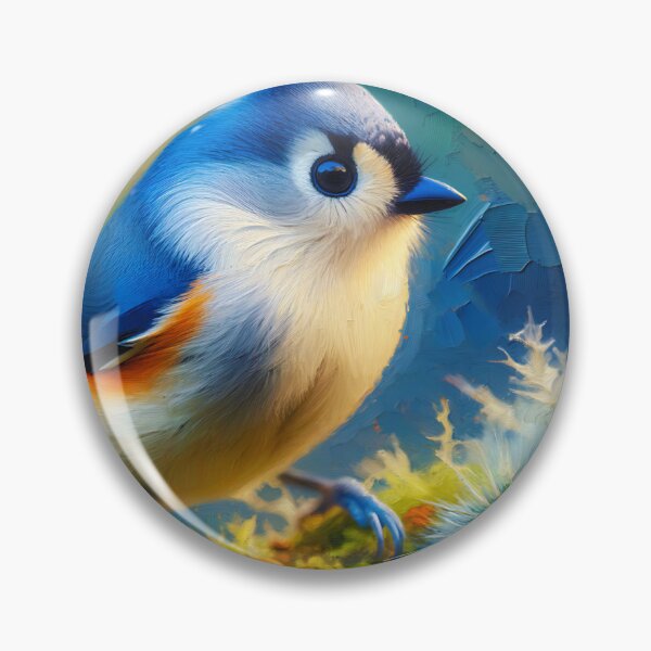 Item preview, Tufted Titmouse Painting designed and sold by TheAnimalZ00.