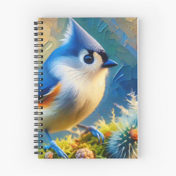 Item preview, Tufted Titmouse Painting designed and sold by TheAnimalZ00.