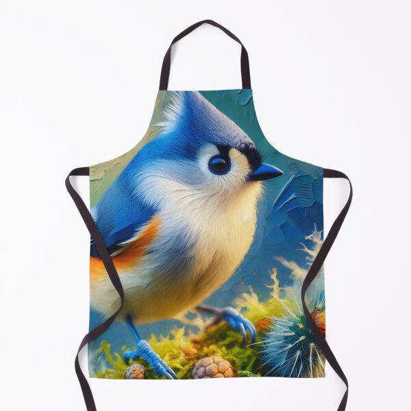 Item preview, Tufted Titmouse Painting designed and sold by TheAnimalZ00.