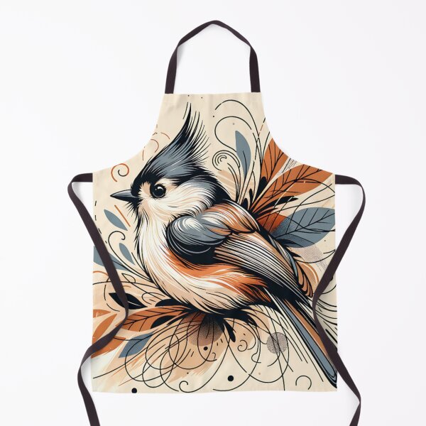 Item preview, Abstract Tufted Titmouse Art designed and sold by TheAnimalZ00.