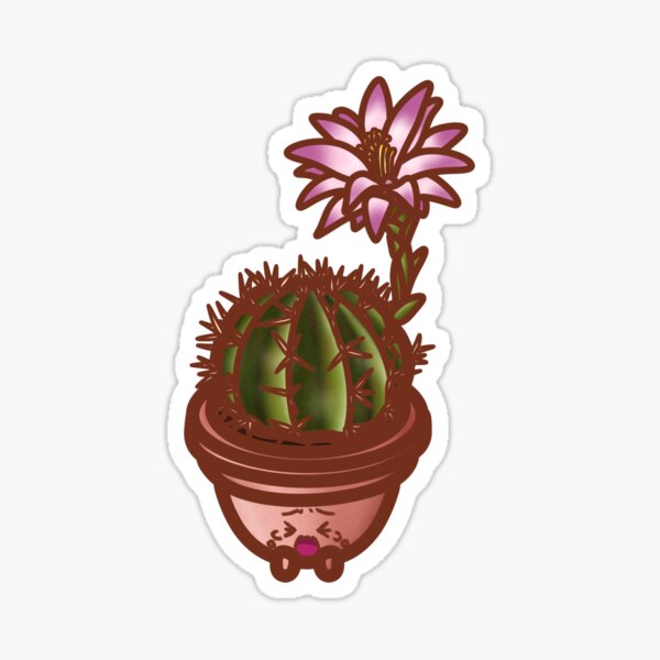 Doodles Series - Cactus #6 Sticker