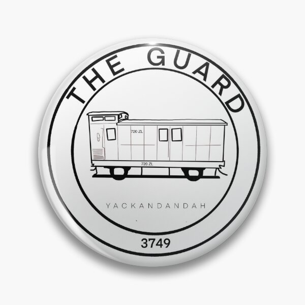 Item preview, The Guard passport stamp (white background) designed and sold by Samantha Menzies.