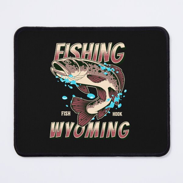 Item preview, Outdoors Fish Lake Fishing Wyoming designed and sold by CattlettArt.