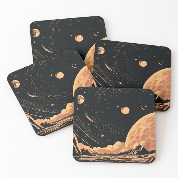 Item preview, Galactic voyage, lunar journey. designed and sold by Zofia Sosnecka.