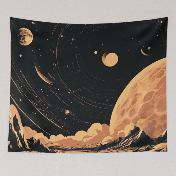 Item preview, Galactic voyage, lunar journey. designed and sold by Zofia Sosnecka.