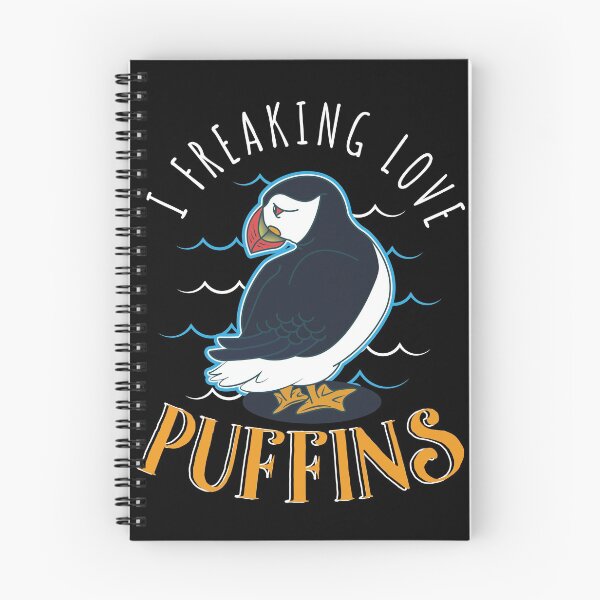 Item preview, I Freaking Love Puffins designed and sold by Kieran Abbott.