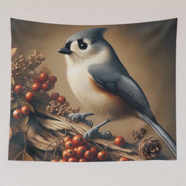 Item preview, Tufted Titmouse Art designed and sold by TheAnimalZ00.