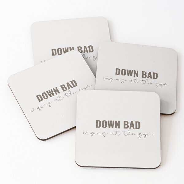 Item preview, Down Bad Crying at the Gym - Taylor Swift designed and sold by bombalurina.