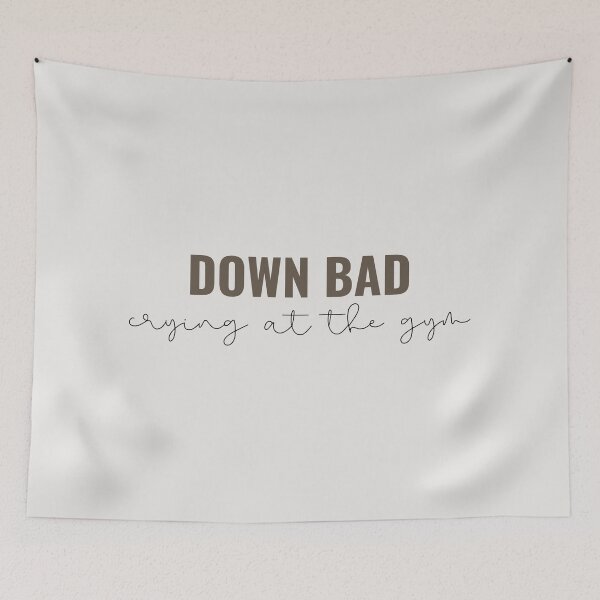 Item preview, Down Bad Crying at the Gym - Taylor Swift designed and sold by bombalurina.
