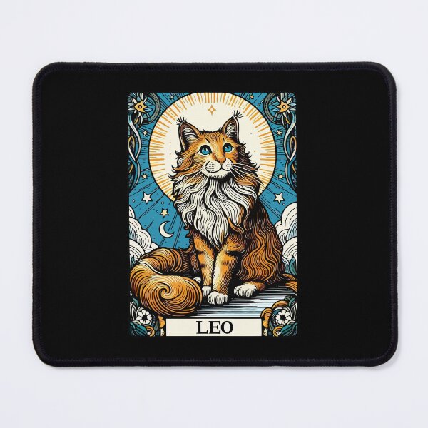 Item preview, Cat Tarot Card Leo designed and sold by Ikibrai.