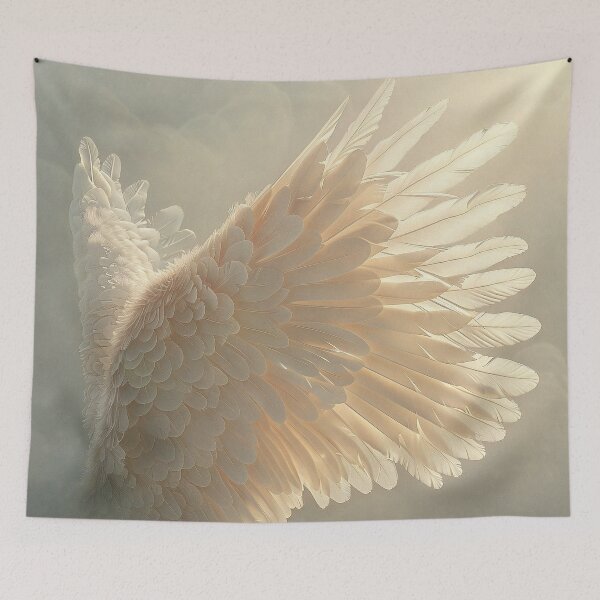 Item preview, Sunlit studio quality angel wings print designed and sold by dcrc.