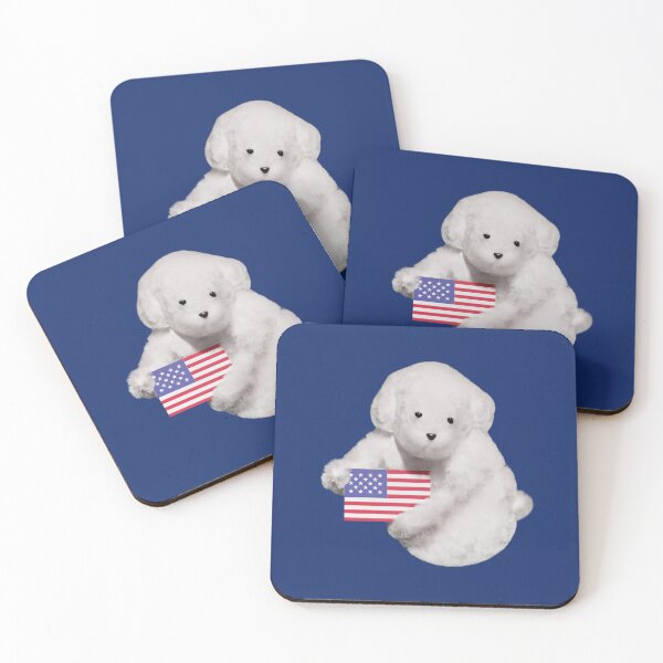Item preview, Fourth of July Puppy - Blue Background designed and sold by OG-Graphics.