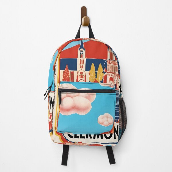 Item preview, Clermont Ferrand France Vintage Travel Tourism Post designed and sold by TravelersGems.