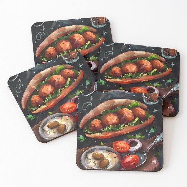 Item preview, Falafel Delight: Mediterranean Vegan Magic and Organic Middle Eastern Tradition Generative AI designed and sold by FUNqoosh.