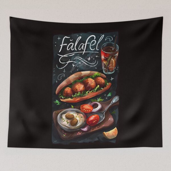 Item preview, Falafel Delight: Mediterranean Vegan Magic and Organic Middle Eastern Tradition Generative AI designed and sold by FUNqoosh.