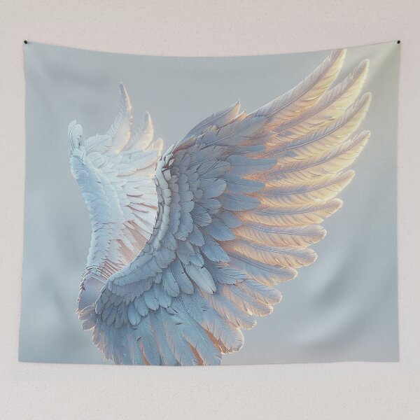 Item preview, sunlit studio quality angel wings print designed and sold by dcrc.