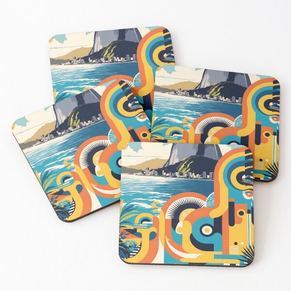 Item preview, Rio de Janeiro Brasil Vintage Travel Tourism designed and sold by TravelersGems.