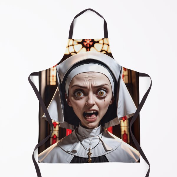 Item preview, Scary Demonic Nun From Hell designed and sold by TheArtOfPat.