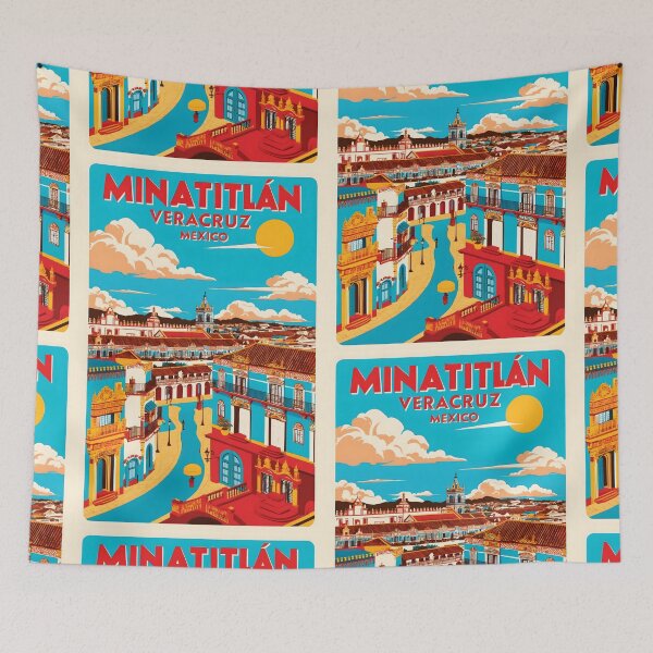 Item preview, Minatitlan Veracruz Mexico Vintage Travel Tourism  designed and sold by TravelersGems.