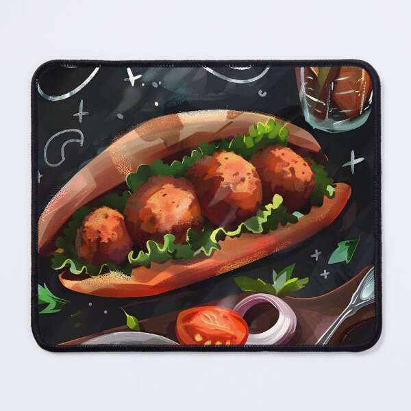 Item preview, Falafel Delight: Mediterranean Vegan Magic and Organic Middle Eastern Tradition Generative AI designed and sold by FUNqoosh.