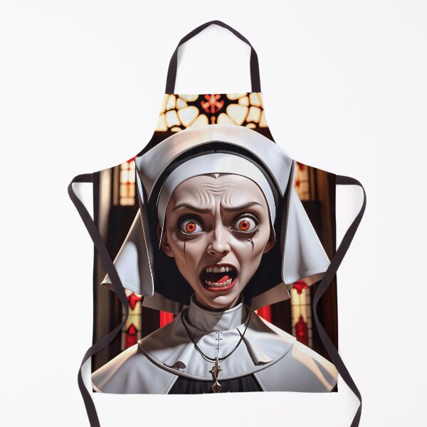Item preview, Scary Demonic Nun From Hell designed and sold by TheArtOfPat.