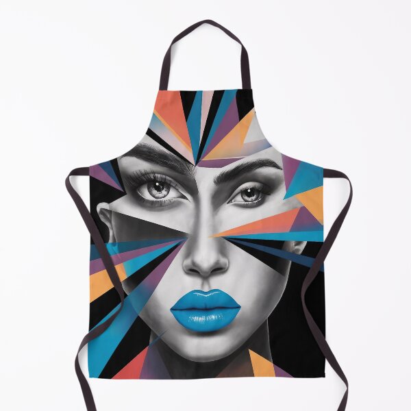Item preview, Vibrant Fragmented Abstract Face designed and sold by Not Hugo.