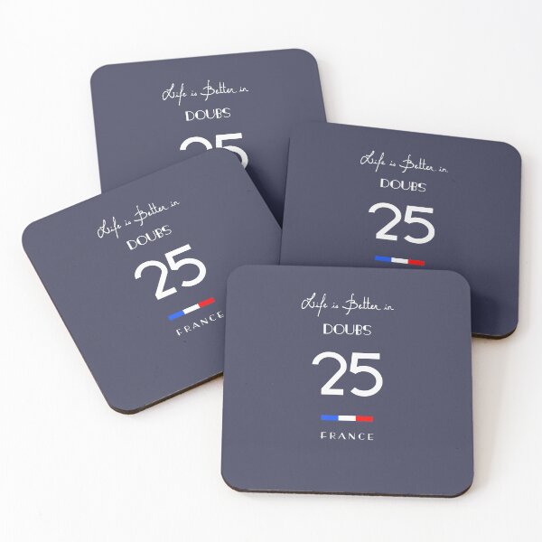 Item preview, Life is better in DOUBS Number 25 Franche Comté France designed and sold by frenchsalsa.