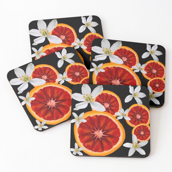 Item preview, Orange Slices and Blossoms designed and sold by fiatluxillust.