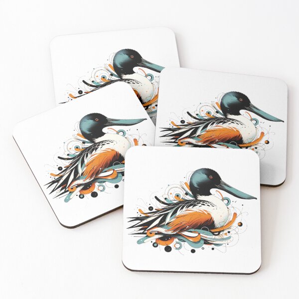 Item preview, Abstract Northern Shoveler designed and sold by TheAnimalZ00.