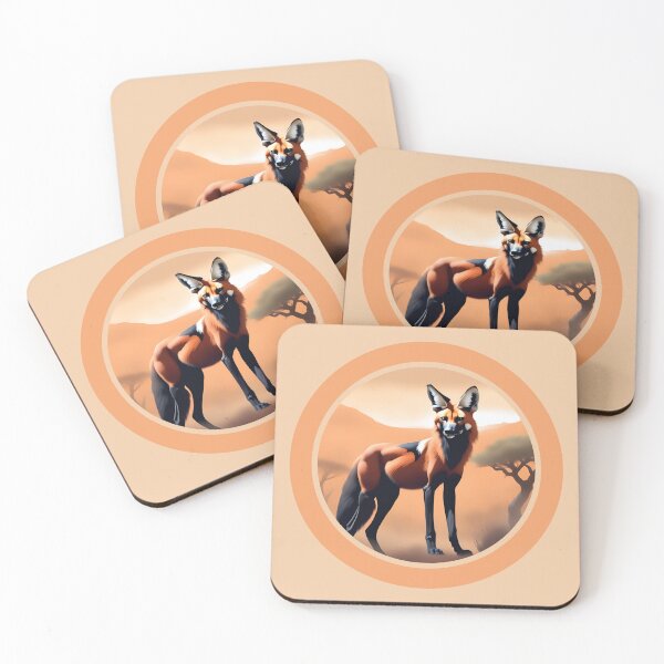 Item preview, El lobo de crin del cerrado designed and sold by DebriArte.