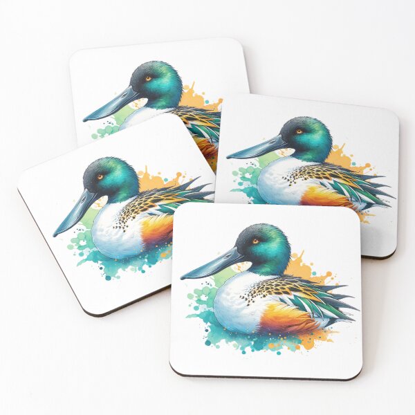 Item preview, Watercolor Northern Shoveler designed and sold by TheAnimalZ00.