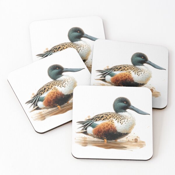 Item preview, Watercolor Northern Shoveler designed and sold by TheAnimalZ00.