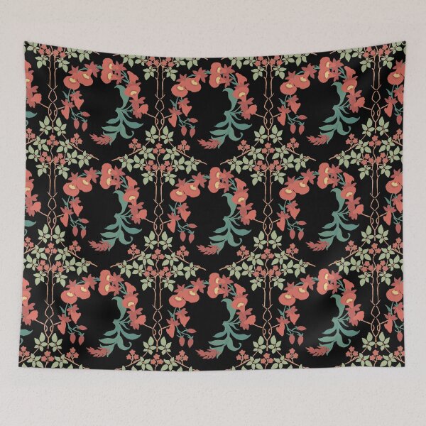Item preview, Vintage Inspired Floral Repeating Pattern designed and sold by fiatluxillust.
