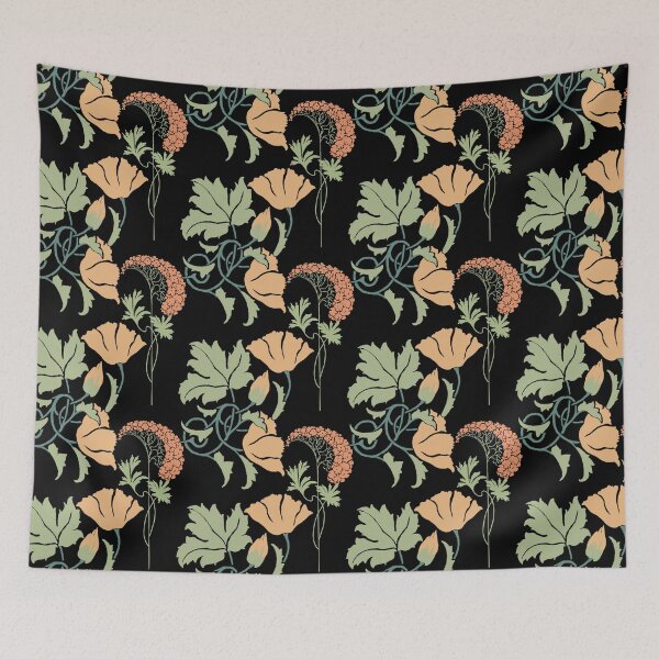 Item preview, Vintage Inspired Floral Repeating Pattern designed and sold by fiatluxillust.