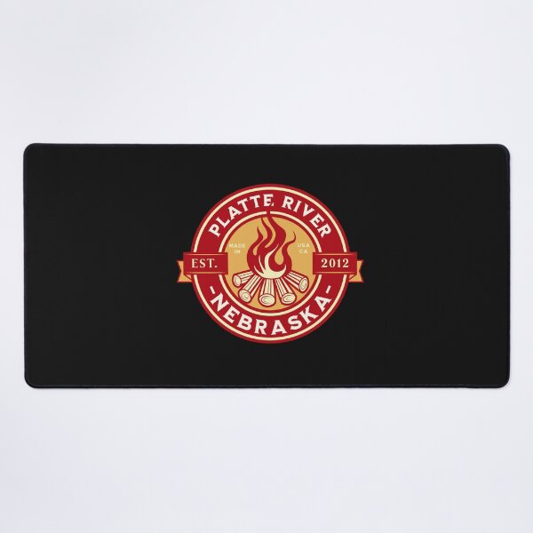 Item preview, Camping Boating Platte River Nebraska designed and sold by CattlettArt.
