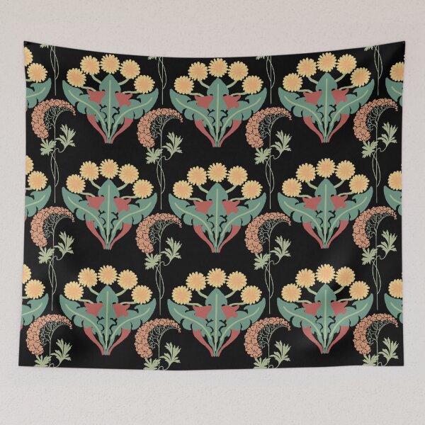 Item preview, Vintage Inspired Floral Repeating Pattern designed and sold by fiatluxillust.