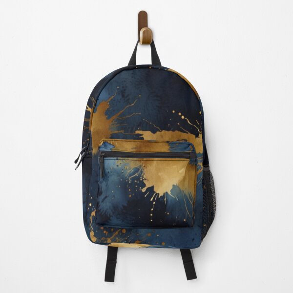 Item preview, Blue and gold watercolor art designed and sold by shokA Design.