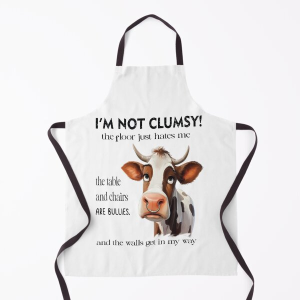 Item preview, Funny Cow, I'm Not Clumsy The Floor Just Hates Me The Table designed and sold by VISIONSTURME.
