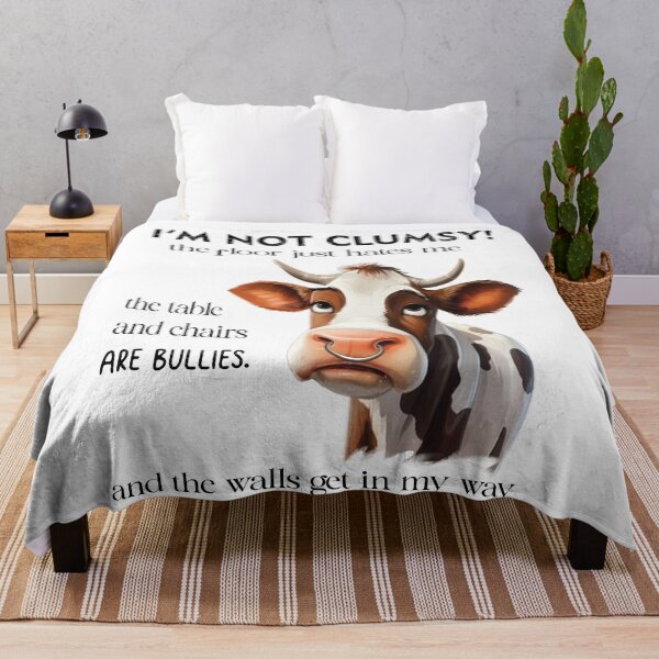 Item preview, Funny Cow, I'm Not Clumsy The Floor Just Hates Me The Table designed and sold by VISIONSTURME.