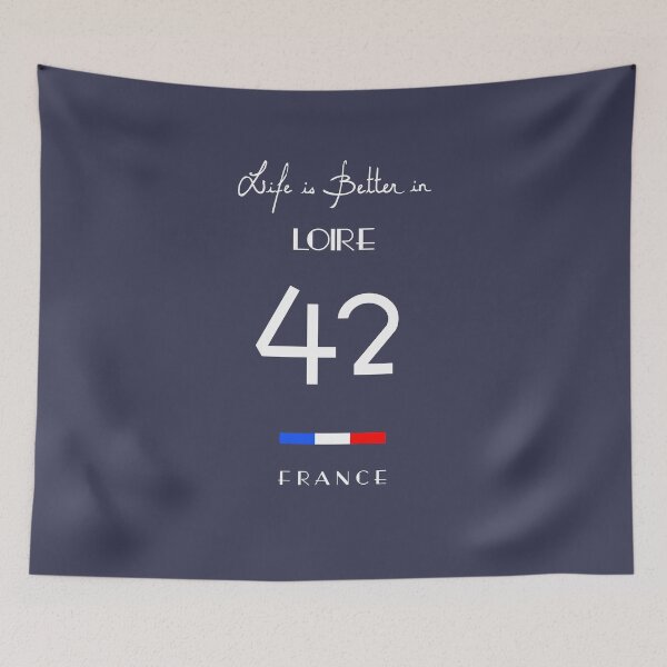 Item preview, Life is better in LOIRE Number 42 Forez Rhône France designed and sold by frenchsalsa.