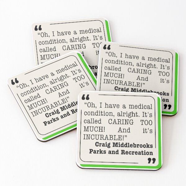 Item preview, Parks and Recreation Quote (Craig Middlebrooks) designed and sold by tmachtan.