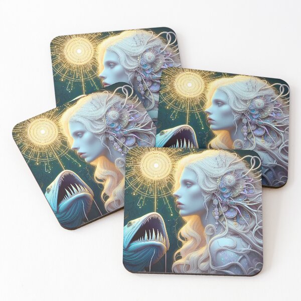 Item preview, Albino woman and fish designed and sold by MireaM.