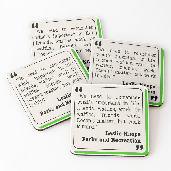Item preview, Parks and Recreation Quote (Leslie Knope) designed and sold by tmachtan.