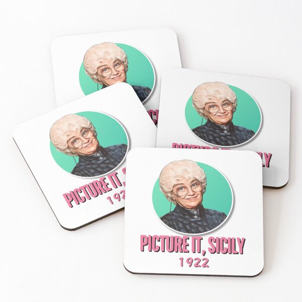 Item preview, Golden Girls - Sophia Petrillo - Estelle Getty - Picture It, Sicily 1922 - Art designed and sold by ShopFanGirl.