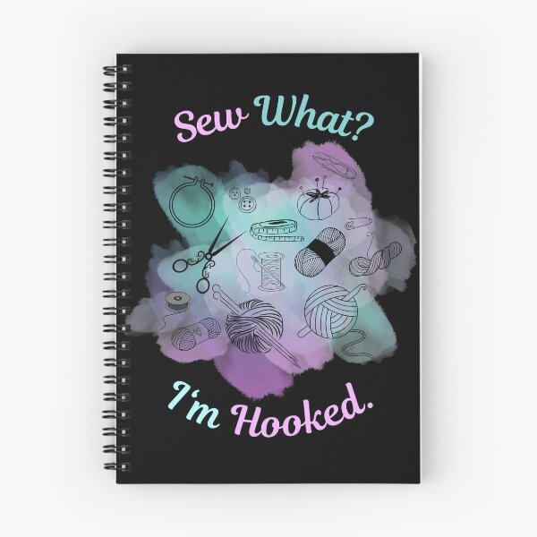 Item preview, Sew What? I'm Hooked Funny Fiber Art Puns designed and sold by DizzyTees98.