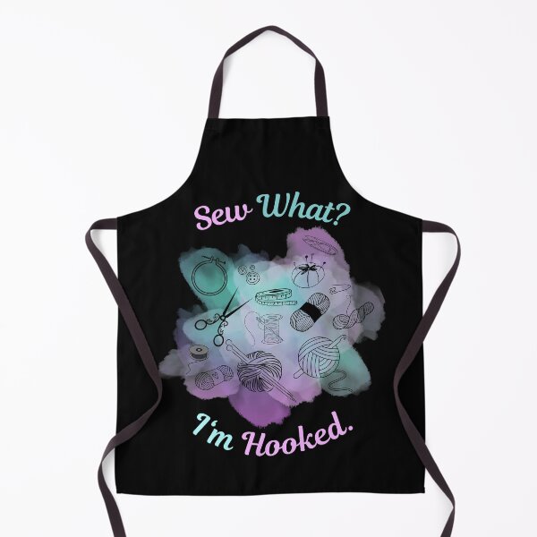 Item preview, Sew What? I'm Hooked Funny Fiber Art Puns designed and sold by DizzyTees98.