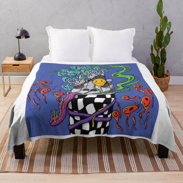 Item preview, Mushroom Madness: Surreal Psychedelic Head Art designed and sold by miposworm.