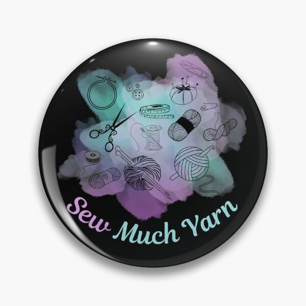 Item preview, Sew Much Yarn Funny Fiber Art Pun designed and sold by DizzyTees98.