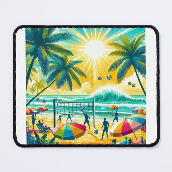 Item preview, Beach Games in Summer designed and sold by AIrtisticPrints.